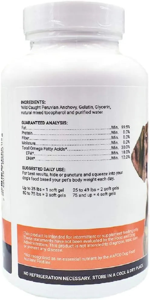MAX AND NEO - Max and Neo Omega 3 Fish Oil for Dogs 120 Capsulas Blandas - The Red Vitamin MX - Aceite De Pescado Para Perros - {{ shop.shopifyCountryName }}