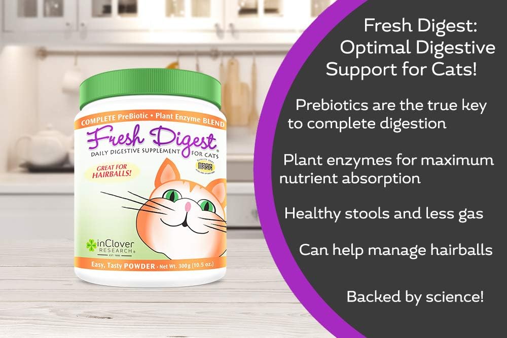 In Clover Fresh Digest Daily Digestive Aid and Immune Support Supplement for Cats 100Gr.