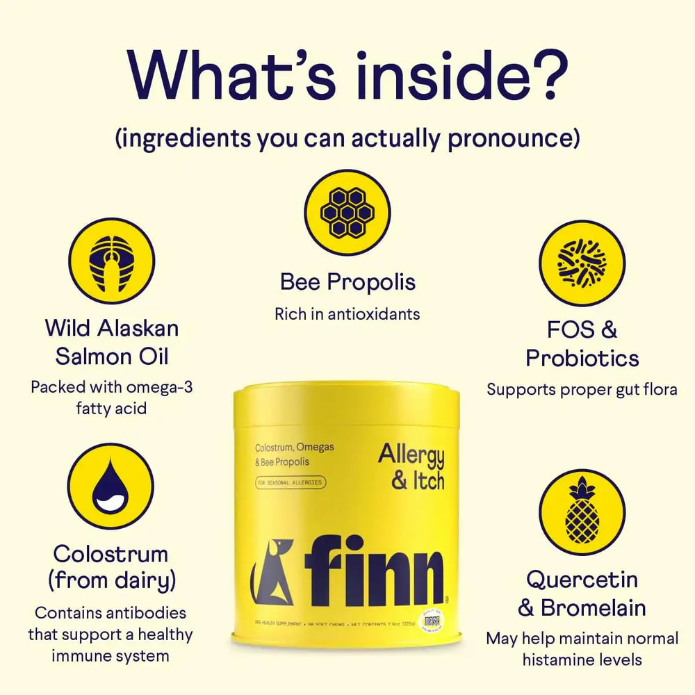 FINN - Finn Allergy & Itch for Dogs 90 Masticables - The Red Vitamin MX - Remedios Para La Picazón De Perros - {{ shop.shopifyCountryName }}