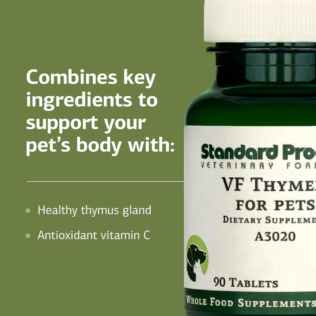 Standard Process Inc. VF Thymex for Pets 90 Tabletas