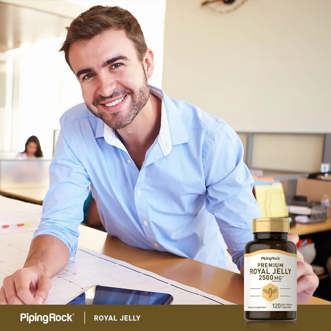 PIPING ROCK - Piping Rock Royal Jelly 2500Mg. 120 Capsulas - The Red Vitamin MX - Suplementos Alimenticios - {{ shop.shopifyCountryName }}