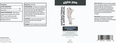 SMILLING PAWS - Smiling Paws Pets Advanced Spray for Cats & Dogs 4 Fl.Oz. - The Red Vitamin MX - Remedios Para La Picazón De Perros - {{ shop.shopifyCountryName }}