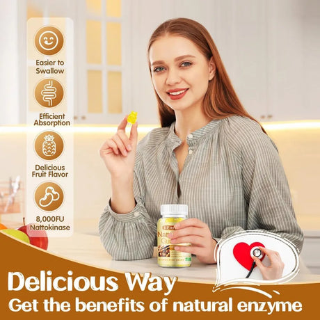 IIETRUIOM - IIEltruiom Nattokinase 8,000 FU Gummies 60 Gomitas - The Red Vitamin MX - Suplementos Alimenticios - {{ shop.shopifyCountryName }}