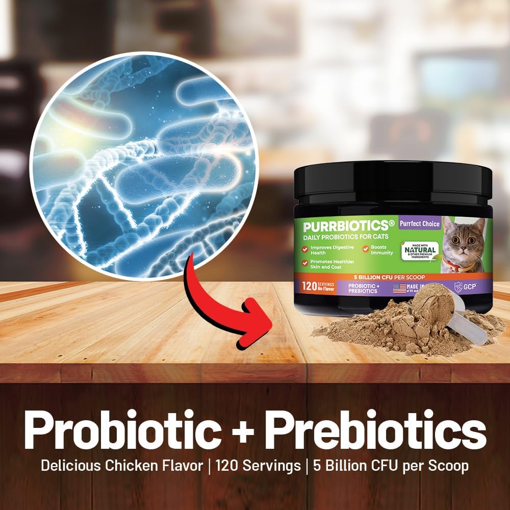 Guardian’s Choice Purrbiotics Cat Probiotic Powder 120 Servicios 120Gr.
