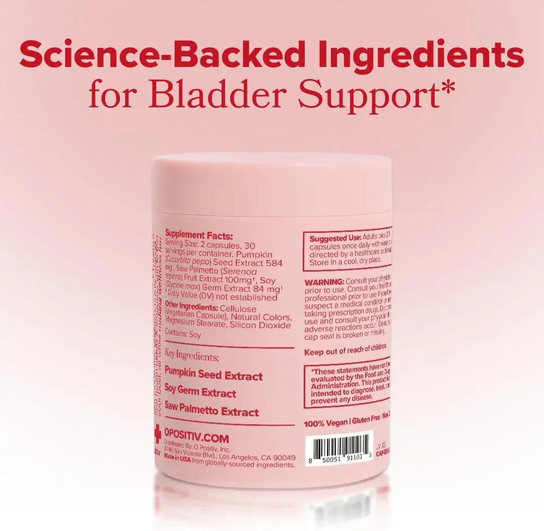 O POSITIV - O Positiv URO Bladder Control 60 Capsulas - The Red Vitamin MX - Suplementos Alimenticios - {{ shop.shopifyCountryName }}