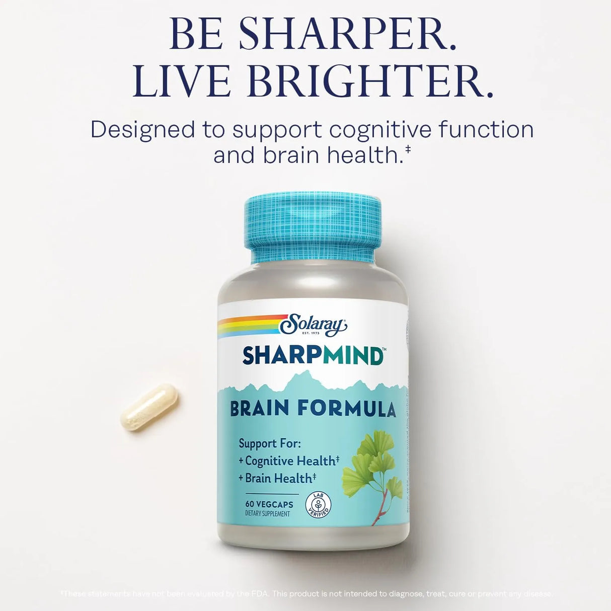 SOLARAY - SOLARAY SharpMind Brain Support Formula 60 Capsulas - The Red Vitamin MX - Suplementos Alimenticios - {{ shop.shopifyCountryName }}