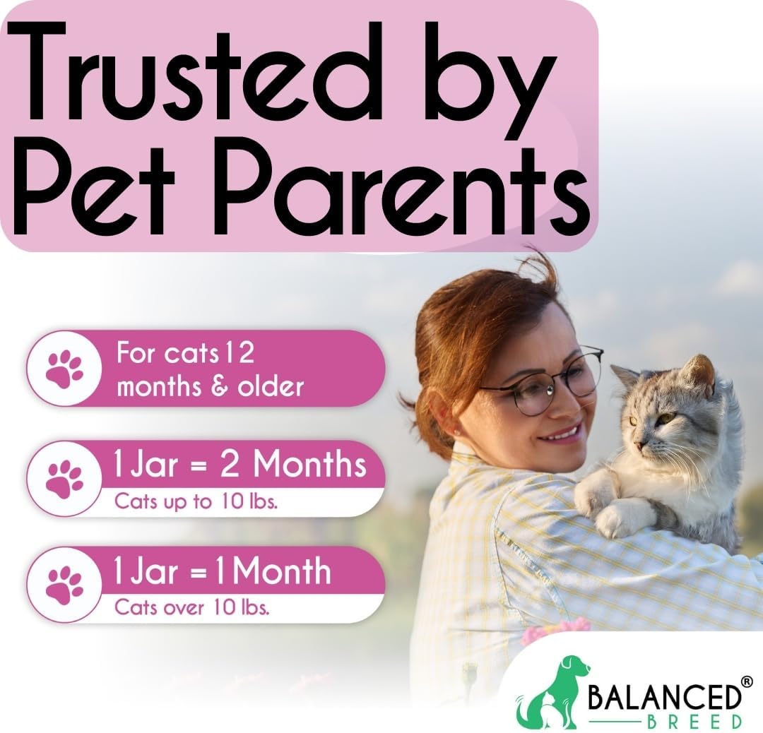 Balanced Breed L-Lysine Cats Immune Support Soft Chews 60 Masticables