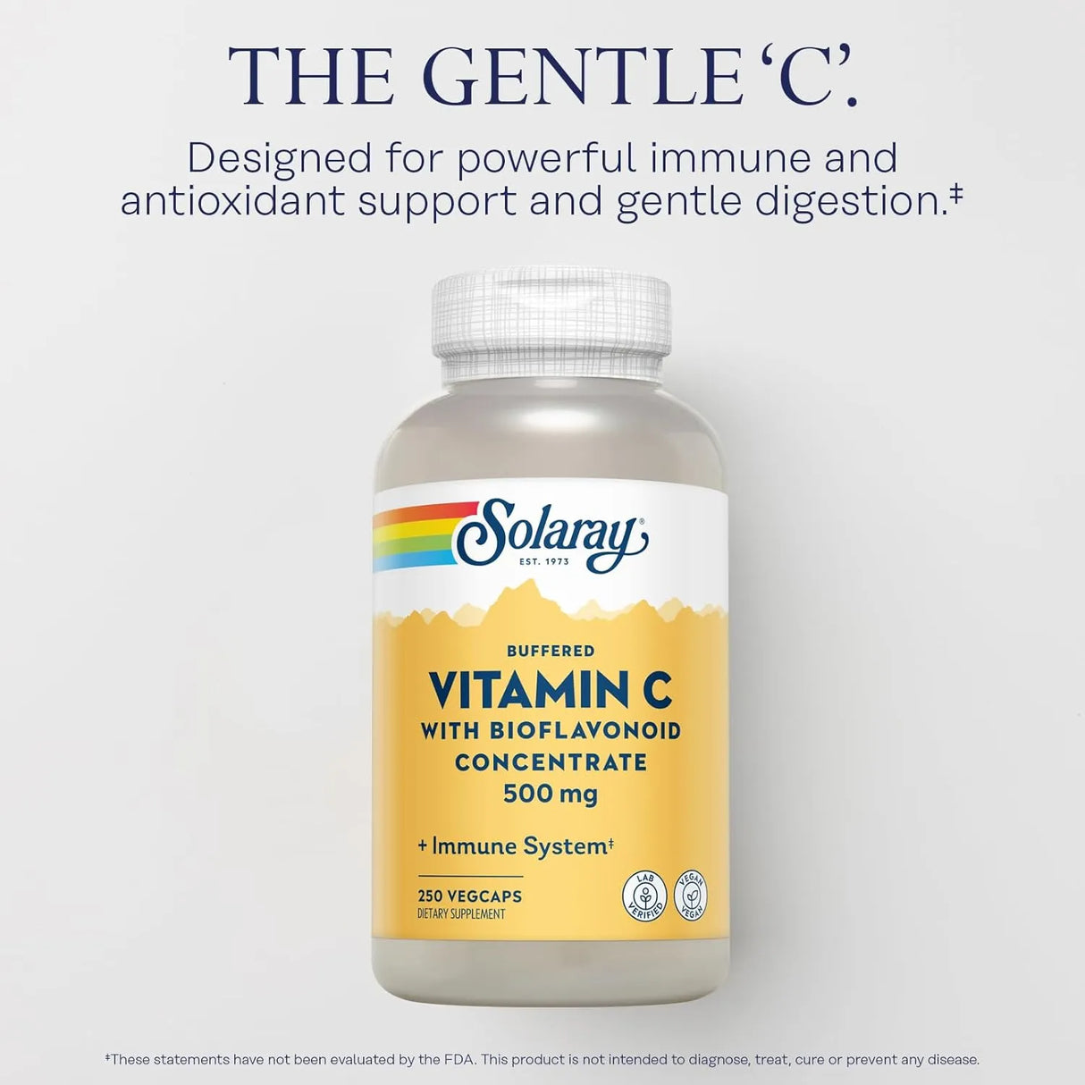 SOLARAY - Solaray Buffered Vitamin C 500Mg. 250 Capsulas - The Red Vitamin MX - Suplementos Alimenticios - {{ shop.shopifyCountryName }}