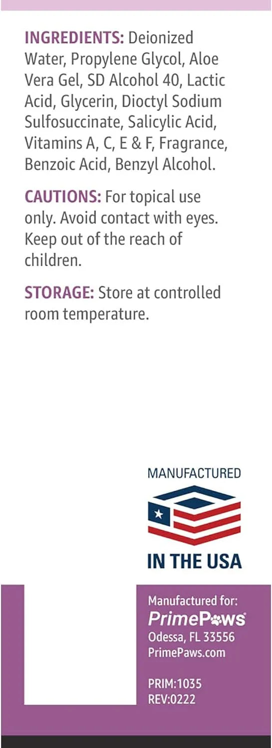 PRIME PAWS - Prime Paws Ear Cleansing Solution for Dogs and Cats 8 Fl.Oz. - The Red Vitamin MX - Cuidado Del Oído De Perros - {{ shop.shopifyCountryName }}