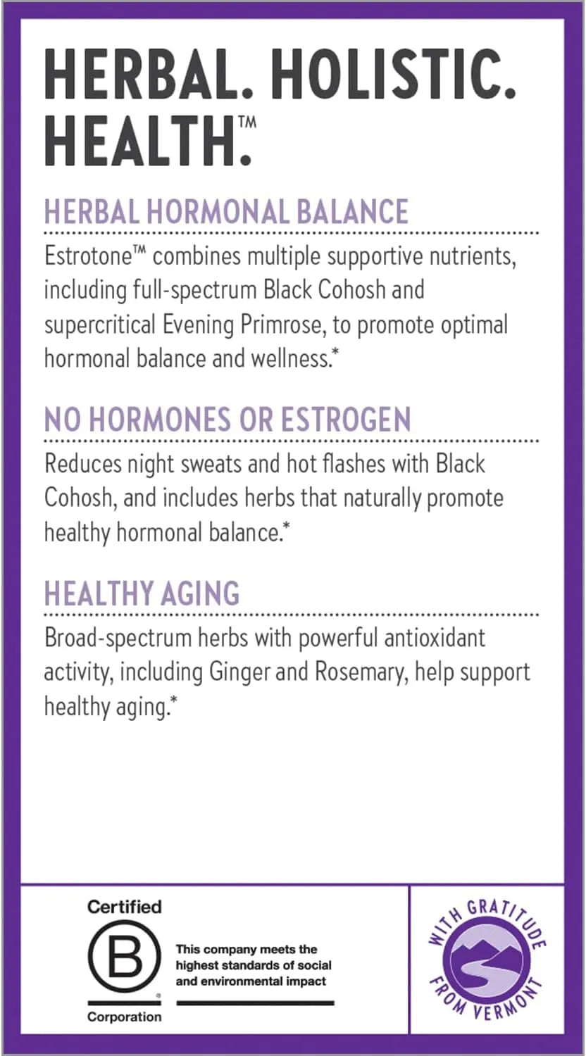 NEW CHAPTER - New Chapter Estrotone Peri-Menopause Supplement 60 Capsulas - The Red Vitamin MX - Suplementos Alimenticios - {{ shop.shopifyCountryName }}