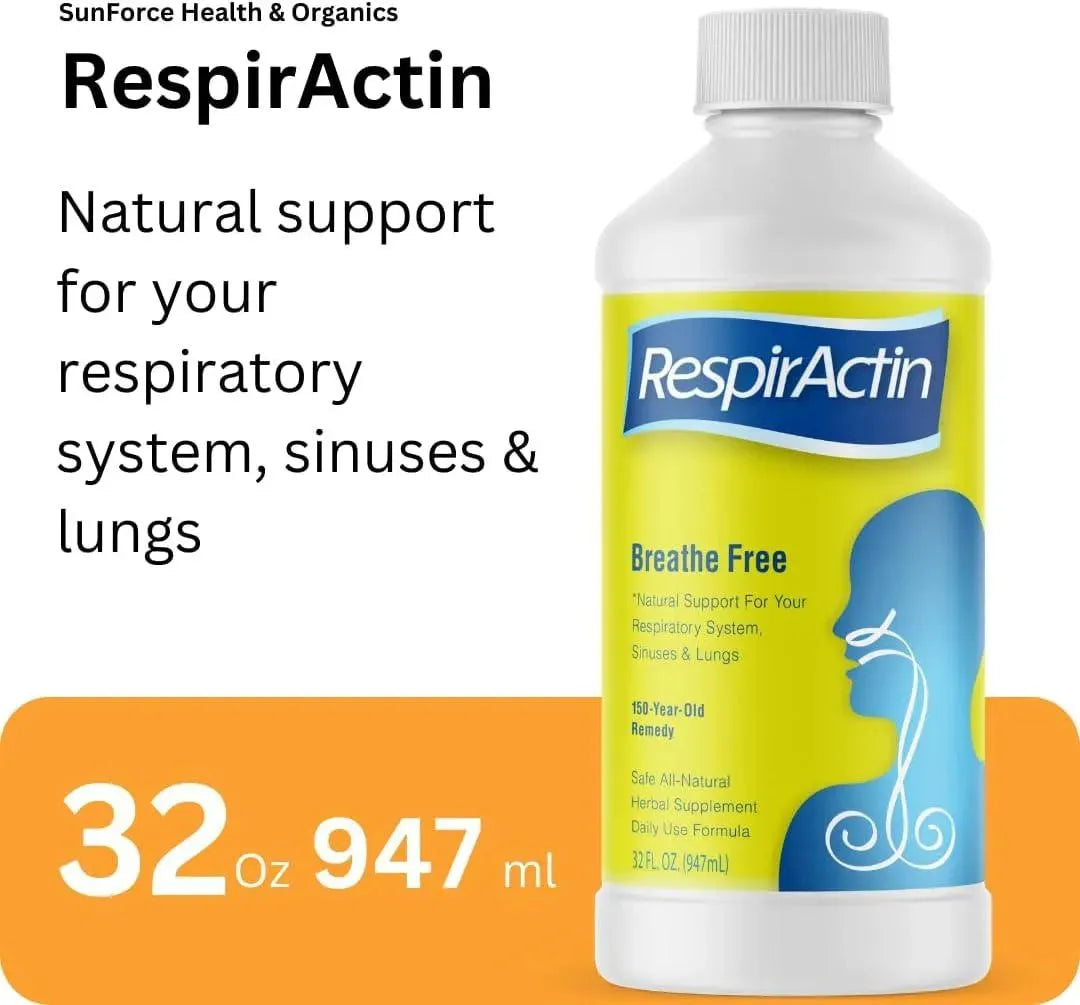 RESPIRACTIN - RespirActin Safe & Effective Herbal Respiratory Health Supplement 947Ml. - The Red Vitamin MX - Suplementos Alimenticios - {{ shop.shopifyCountryName }}