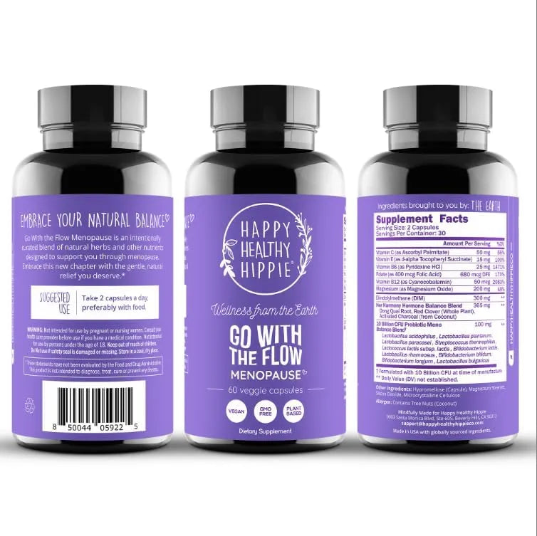 HAPPY HEALTHY HIPPIE - Happy Healthy Hippie Menopause Support 60 Capsulas - The Red Vitamin MX - Suplementos Alimenticios - {{ shop.shopifyCountryName }}