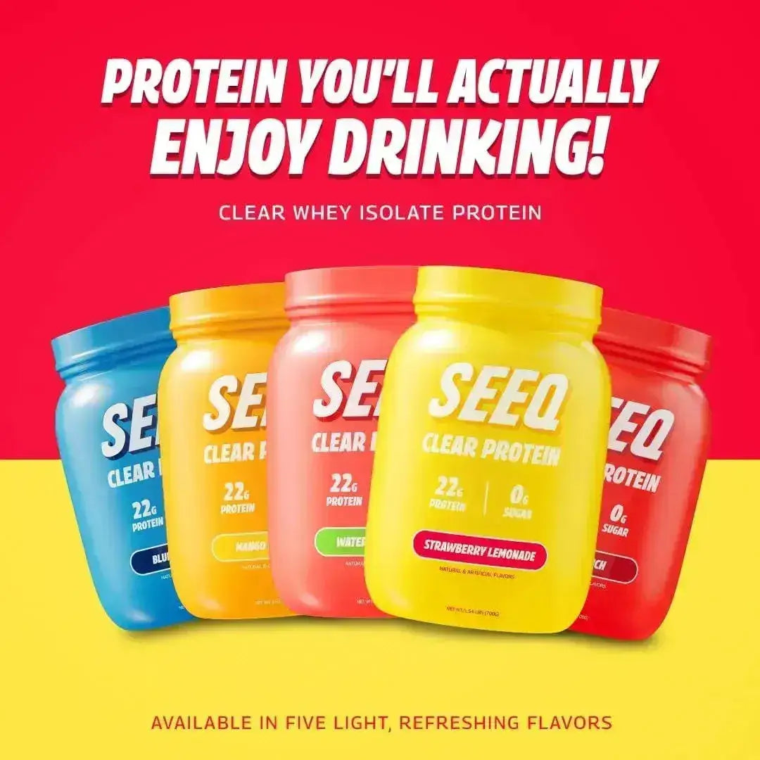 SEEQ - SEEQ Clear Whey Isolate Protein Powder Strawberry Lemonade 25 Servicios - The Red Vitamin MX - Suplementos Alimenticios - {{ shop.shopifyCountryName }}