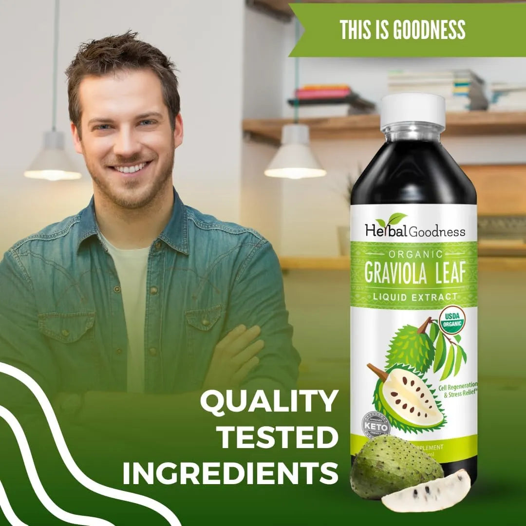 HERBAL GOODNESS - Herbal Goodness Soursop Graviola Leaf Extract 15X Strength 354Ml. - The Red Vitamin MX - Suplementos Alimenticios - {{ shop.shopifyCountryName }}
