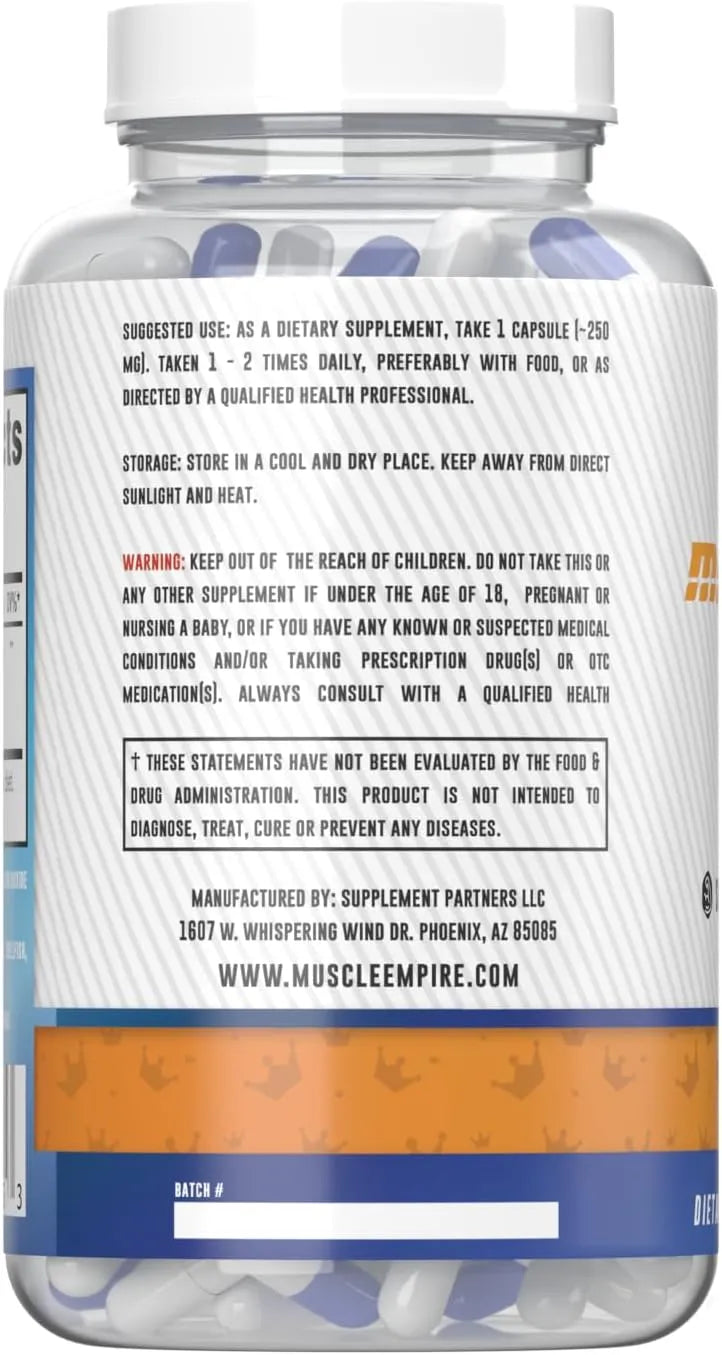 MUSCLE EMPIRE - Muscle Empire Magnolia Bark Extract 250Mg. 60 Capsulas - The Red Vitamin MX - Suplementos Alimenticios - {{ shop.shopifyCountryName }}