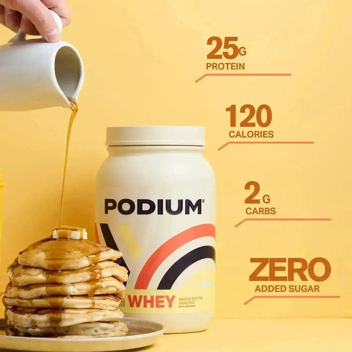 PODIUM NUTRITION - Podium Nutrition Whey Protein Powder 27 Servicios Maple Butter Pancake 908Gr. - The Red Vitamin MX - Suplementos Alimenticios - {{ shop.shopifyCountryName }}