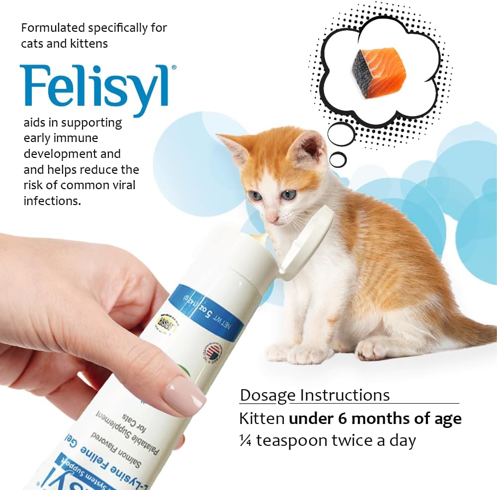 Felisyl L-Lysine Gel for Cats 5 Oz. 2 Pack