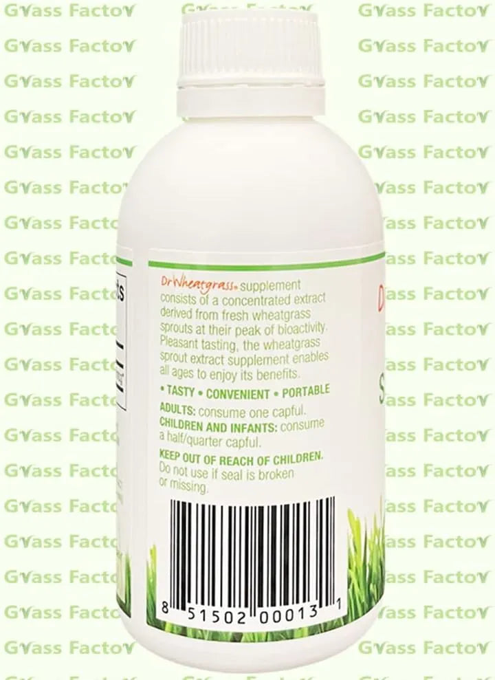 DR. WHEATGRASS - Dr Wheatgrass Supershots Wheatgrass Extract 150Ml. - The Red Vitamin MX - Suplementos Alimenticios - {{ shop.shopifyCountryName }}