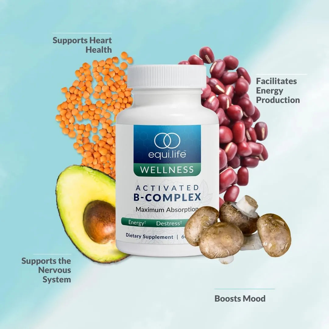EQUILIFE - Equilife Activated B-Complex 60 Capsulas - The Red Vitamin MX - Suplementos Alimenticios - {{ shop.shopifyCountryName }}