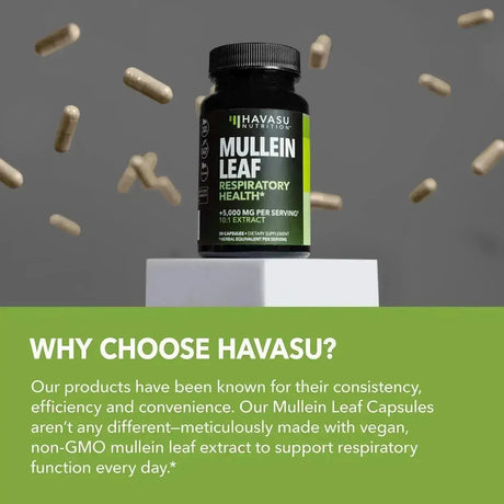 HAVASU NUTRITION - HAVASU NUTRITION Mullein Leaf Extract 90 Capsulas - The Red Vitamin MX - Suplementos Alimenticios - {{ shop.shopifyCountryName }}