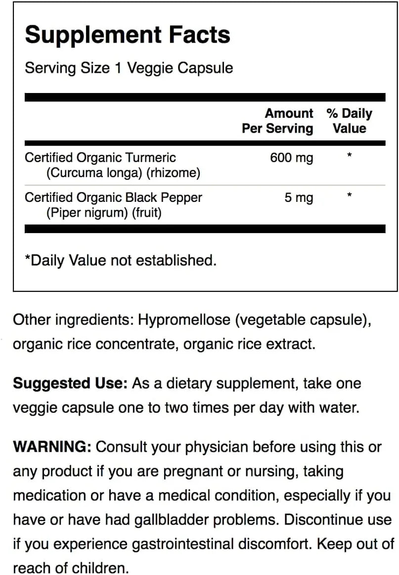 SWANSON - Swanson Turmeric & Black Pepper 60 Capsulas 2 Pack - The Red Vitamin MX - Suplementos Alimenticios - {{ shop.shopifyCountryName }}