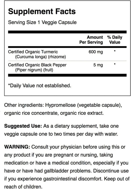 SWANSON - Swanson Turmeric & Black Pepper 60 Capsulas 2 Pack - The Red Vitamin MX - Suplementos Alimenticios - {{ shop.shopifyCountryName }}