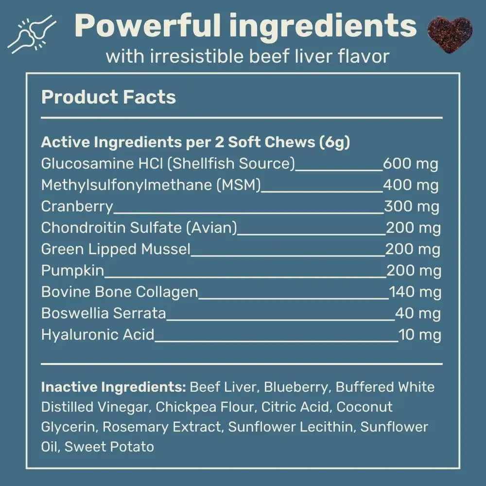 CANINE KEEPS - Canine Keeps Dog Hip and Joint Supplement 90 Masticables - The Red Vitamin MX - Cuidado De Cadera Y Articulaciones Para Perros - {{ shop.shopifyCountryName }}