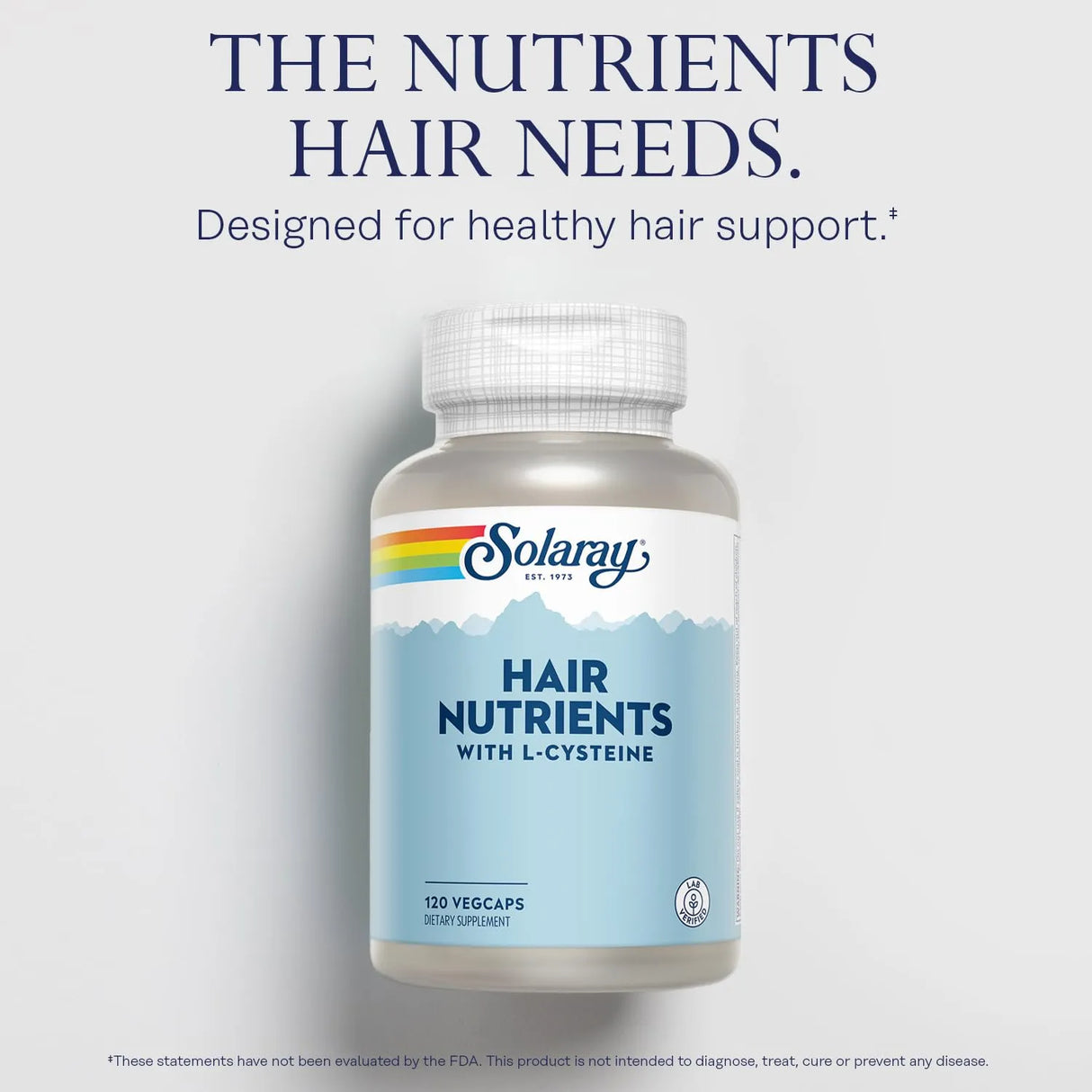 SOLARAY - Solaray Hair Nutrients with L-Cysteine 120 Capsulas - The Red Vitamin MX - Suplementos Alimenticios - {{ shop.shopifyCountryName }}