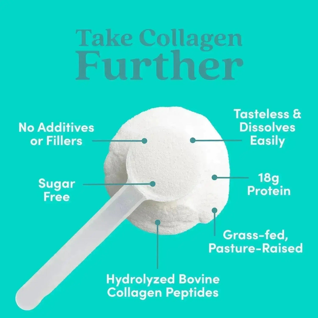 FURTHER FOOD - Further Food Unflavored Collagen Peptides Powder 280Gr. - The Red Vitamin MX - Suplementos Alimenticios - {{ shop.shopifyCountryName }}