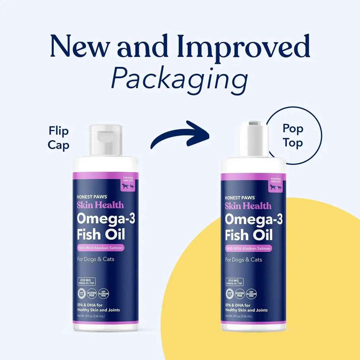 HONEST PAWS - Honest Paws Salmon Oil for Dogs 8 Fl.Oz. - The Red Vitamin MX - Aceite De Pescado Para Perros - {{ shop.shopifyCountryName }}