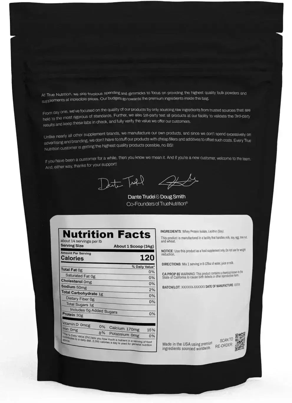 TRUE NUTRITION - True Nutrition Unflavored Whey Protein Isolate Cold-Filtration 454Gr. - The Red Vitamin MX - Suplementos Alimenticios - {{ shop.shopifyCountryName }}