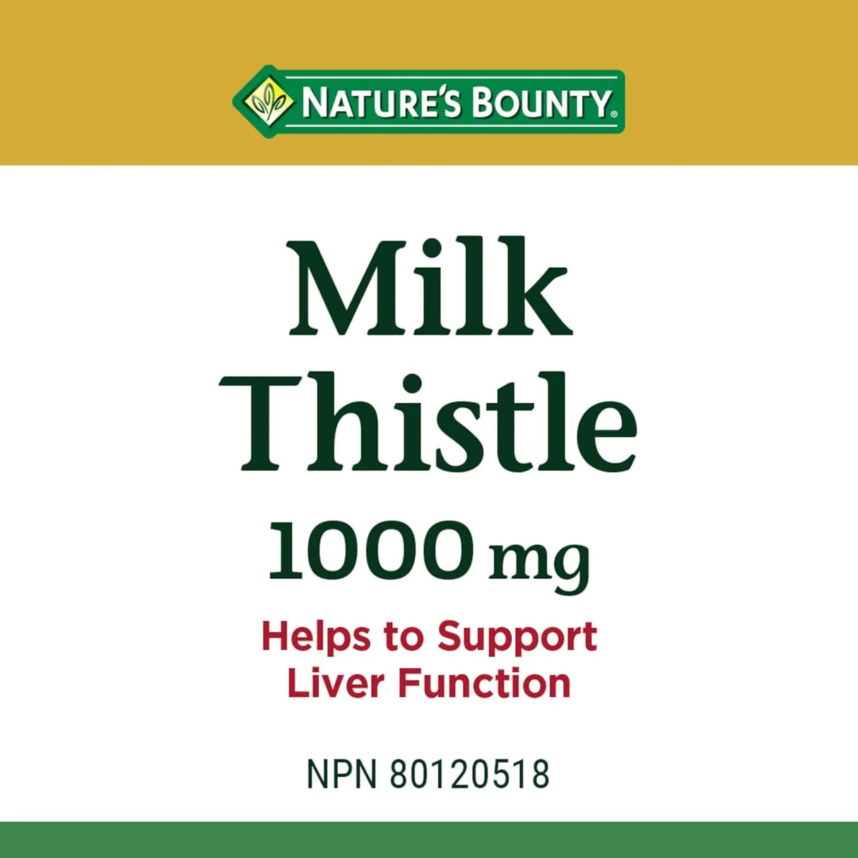 NATURE'S BOUNTY - Nature's Bounty Milk Thistle 1000Mg. 200 Capsulas Blandas - The Red Vitamin MX - Suplementos Alimenticios - {{ shop.shopifyCountryName }}