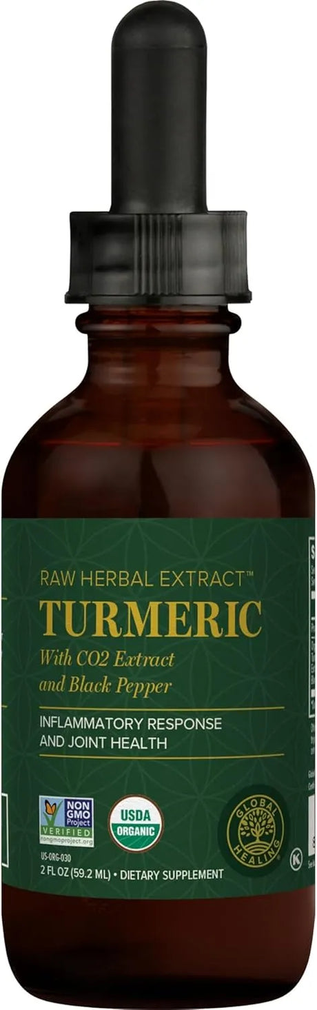 GLOBAL HEALING CENTER - Global Healing Organic Turmeric Curcumin 2 Fl.Oz. - The Red Vitamin MX - Suplementos Alimenticios - {{ shop.shopifyCountryName }}
