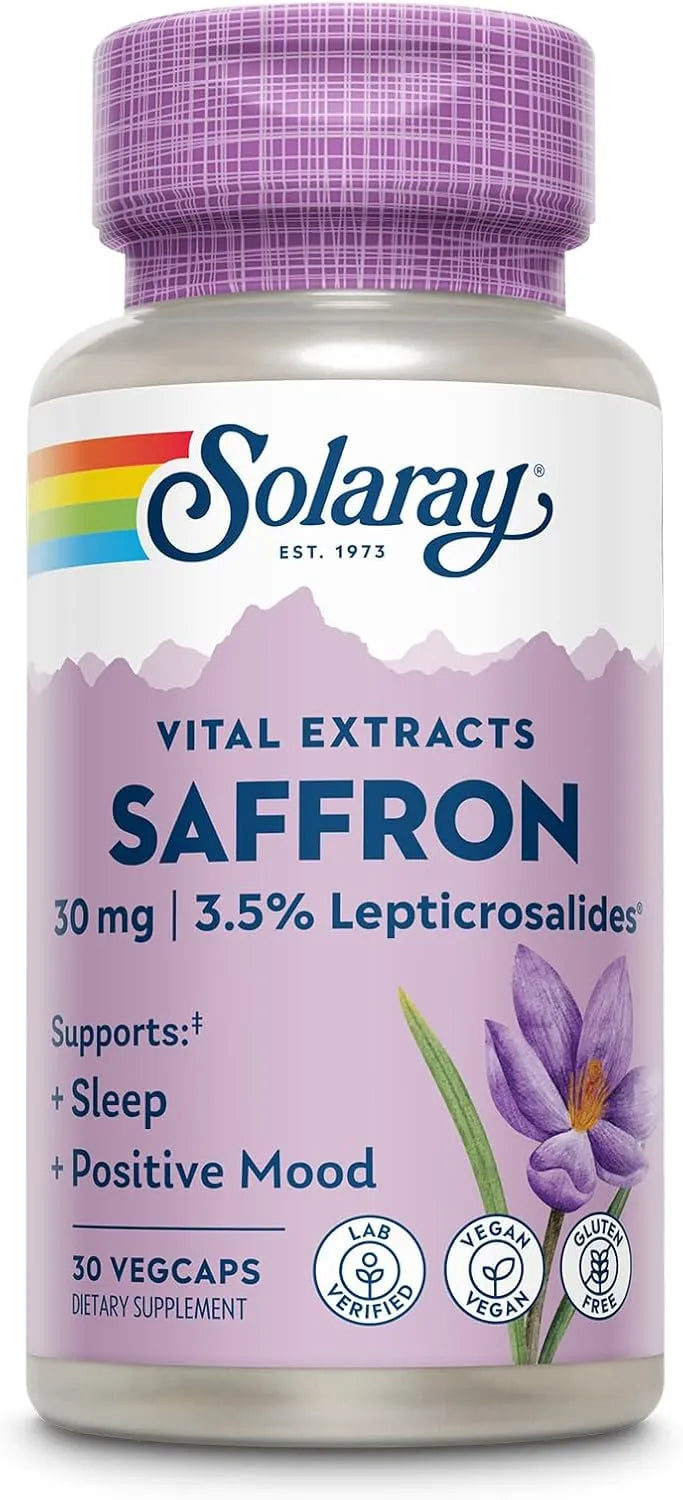 SOLARAY - SOLARAY Saffron Extract 30Mg. 30 Capsulas - The Red Vitamin MX - Suplementos Alimenticios - {{ shop.shopifyCountryName }}