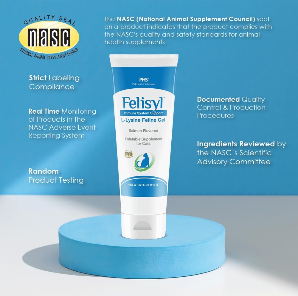 Felisyl L-Lysine Gel for Cats 5 Oz. 2 Pack