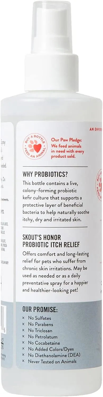 SKOUT'S HONOR - SKOUT'S HONOR Probiotic Itch Relief Spray for Pets 8 Fl.Oz. - The Red Vitamin MX - Remedios Para La Picazón De Perros - {{ shop.shopifyCountryName }}