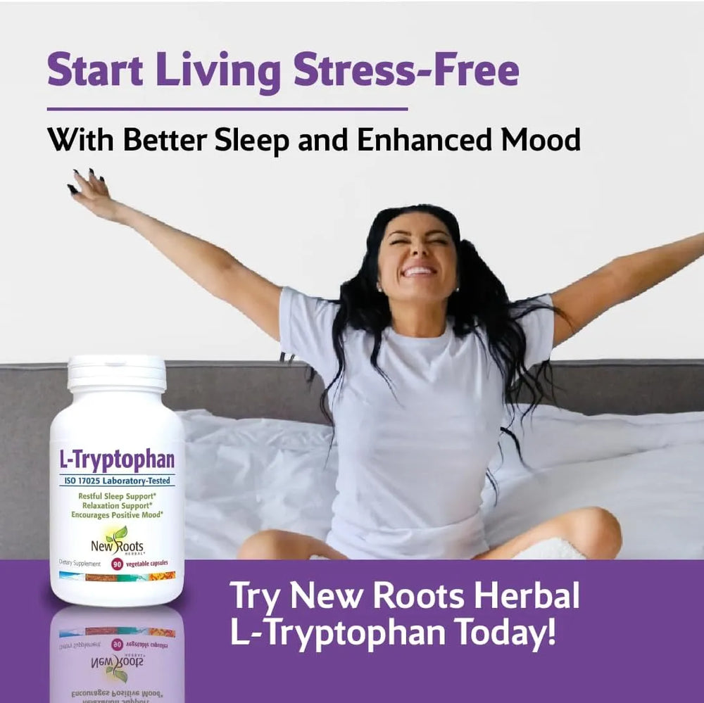 NEW ROOTS - New Roots L-Tryptophan 220Mg. 90 Capsulas - The Red Vitamin MX - Suplementos Alimenticios - {{ shop.shopifyCountryName }}