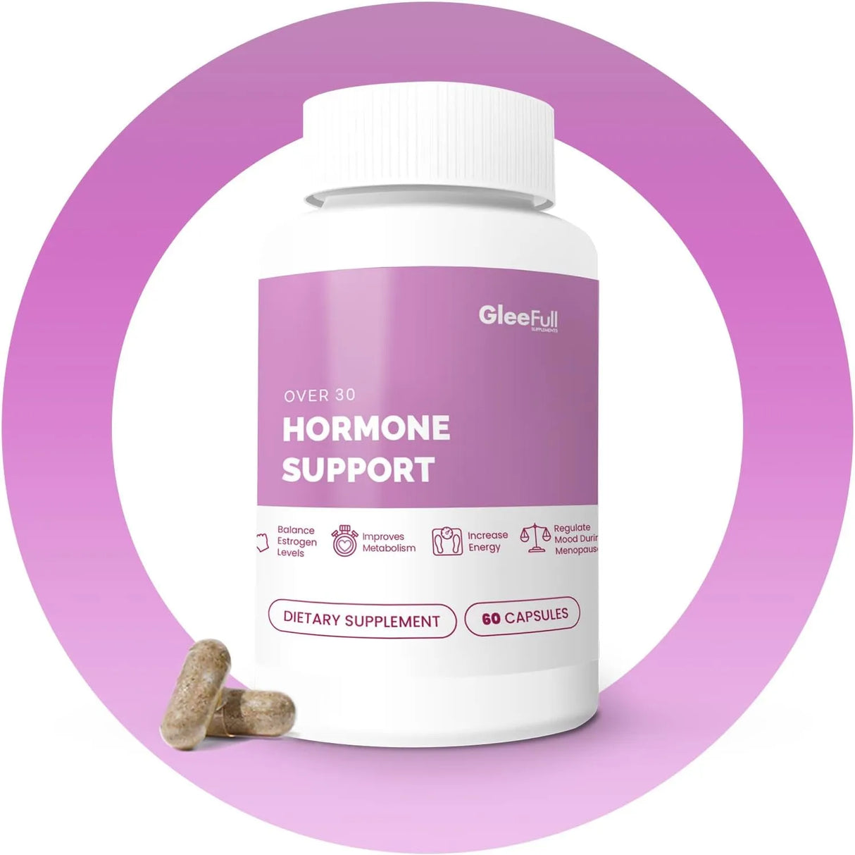 GLEEFULL - GleeFull Over 30 Hormone Support 60 Capsulas - The Red Vitamin MX - Suplementos Alimenticios - {{ shop.shopifyCountryName }}