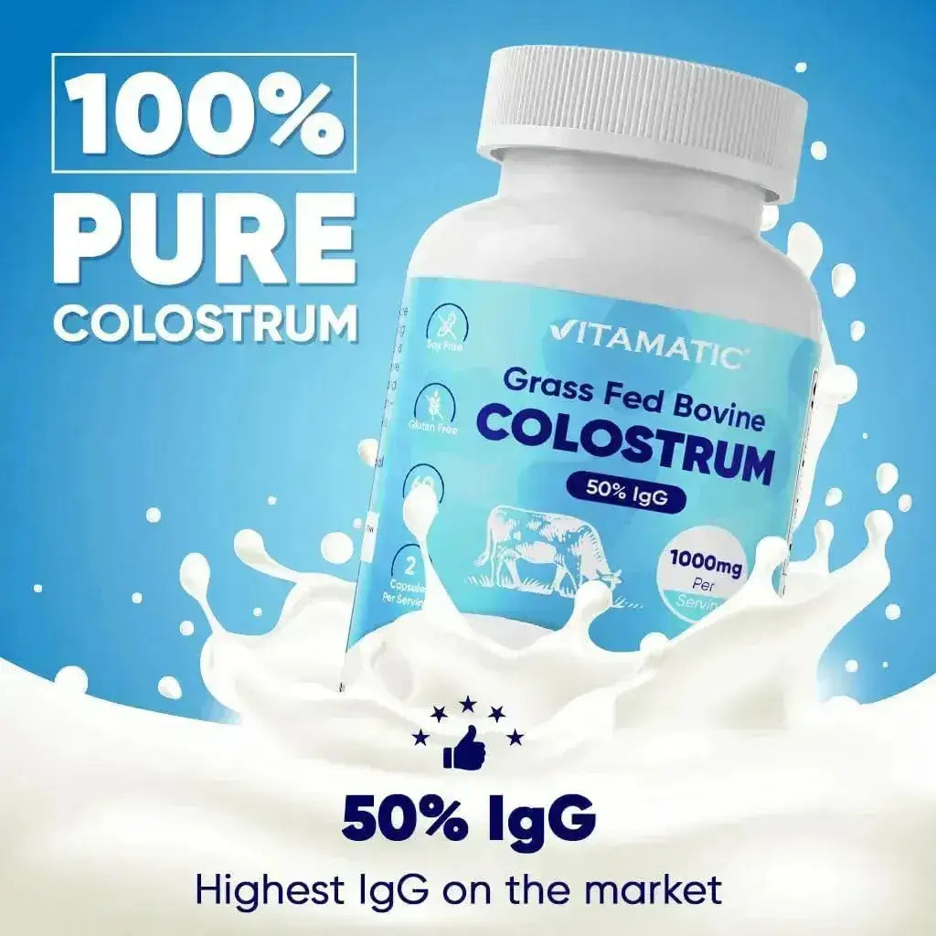 VITAMATIC - Vitamatic Bovine Colostrum 1000Mg. 120 Capsulas - The Red Vitamin MX - Suplementos Alimenticios - {{ shop.shopifyCountryName }}