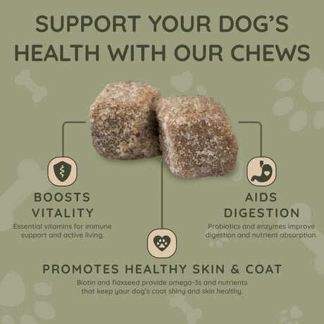 ASHER HOUSE WELLNESS - ASHER HOUSE WELLNESS Dog Multivitamin Chews 120 Masticables - The Red Vitamin MX - Multivitamínicos Para Perros - {{ shop.shopifyCountryName }}