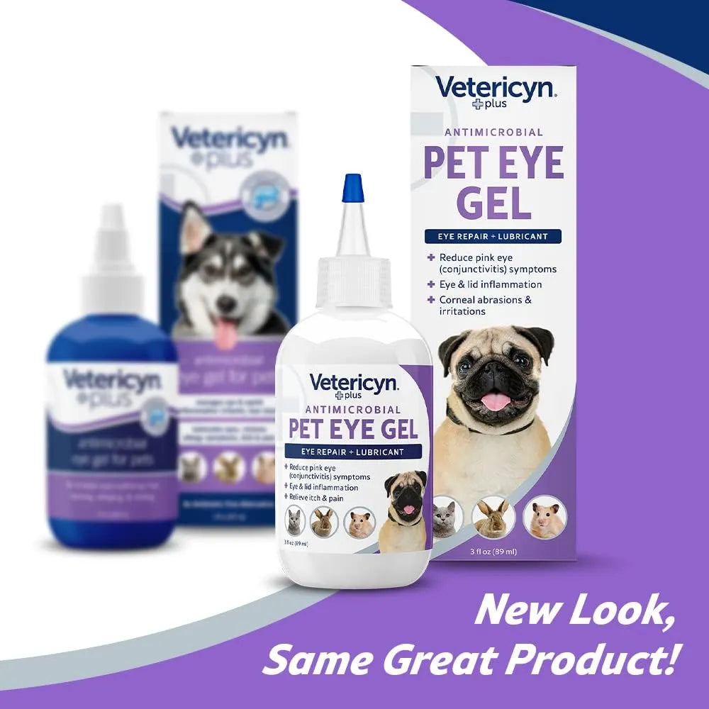 VETERICYN - Vetericyn Plus Pet Eye Gel 3 Fl.Oz. - The Red Vitamin MX - Cuidado De Los Ojos De Los Perros - {{ shop.shopifyCountryName }}