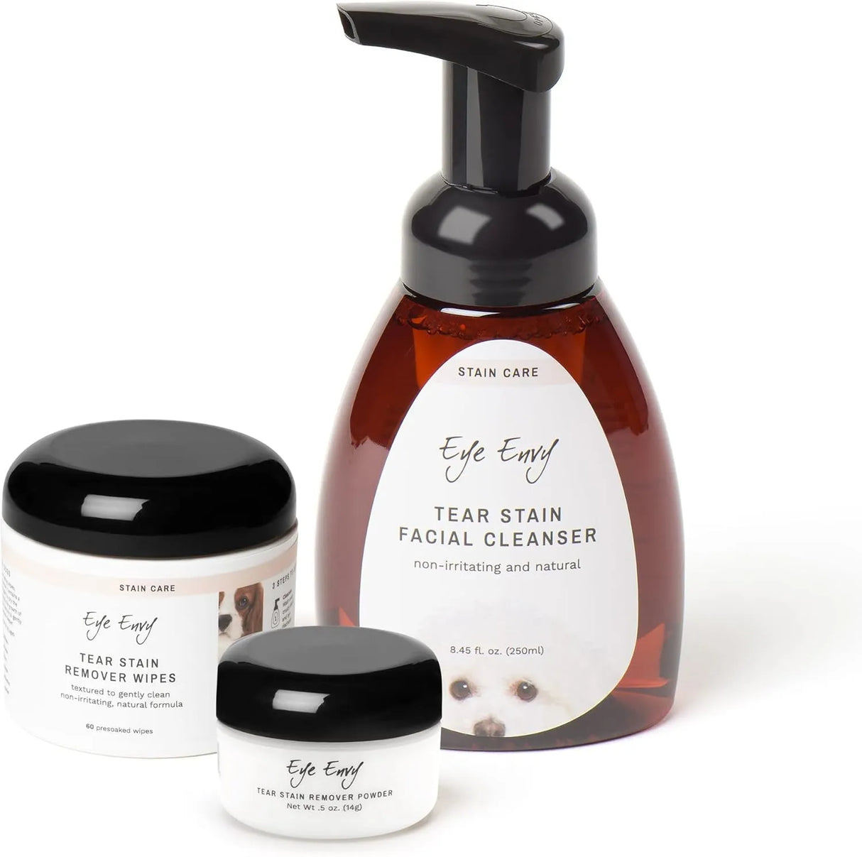 EYE ENVY - Eye Envy 3 Step Tear Stain Remover Kit for Dogs - The Red Vitamin MX - Cuidado De Los Ojos De Los Perros - {{ shop.shopifyCountryName }}