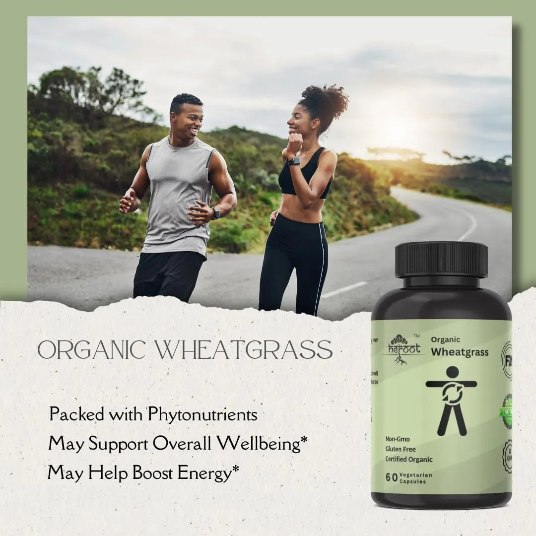 HEROOT - Heroot Organic Wheatgrass 1000Mg. 60 Capsulas - The Red Vitamin MX - Suplementos Alimenticios - {{ shop.shopifyCountryName }}