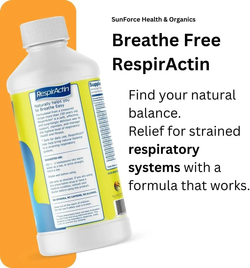 RESPIRACTIN - RespirActin Safe & Effective Herbal Respiratory Health Supplement 947Ml. - The Red Vitamin MX - Suplementos Alimenticios - {{ shop.shopifyCountryName }}
