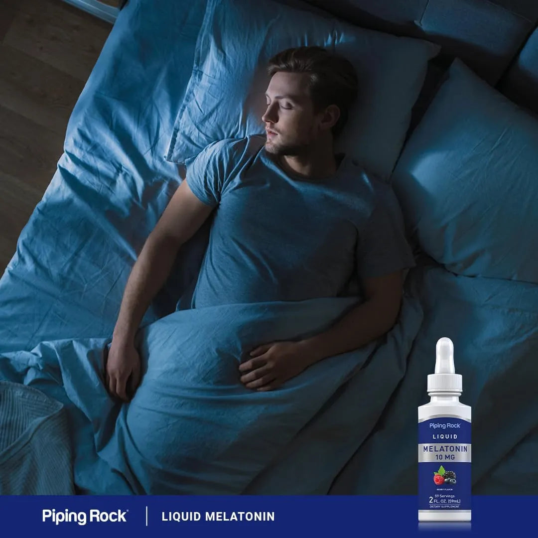 PIPING ROCK - Piping Rock Liquid Melatonin 10Mg. Berry Flavor 2 Fl.Oz. - The Red Vitamin MX - Suplementos Alimenticios - {{ shop.shopifyCountryName }}