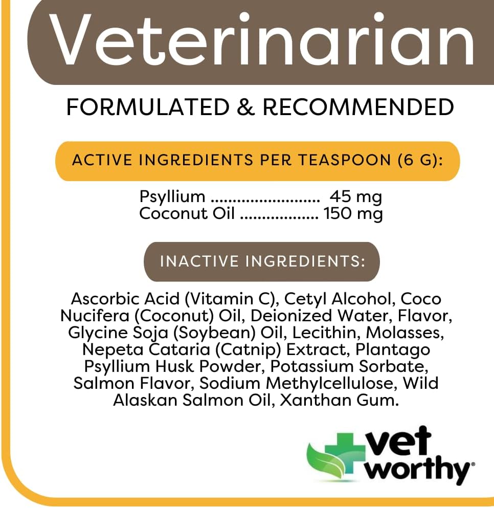 Vet Worthy Hairball Paw Gel Aid for Cats 5 Oz.