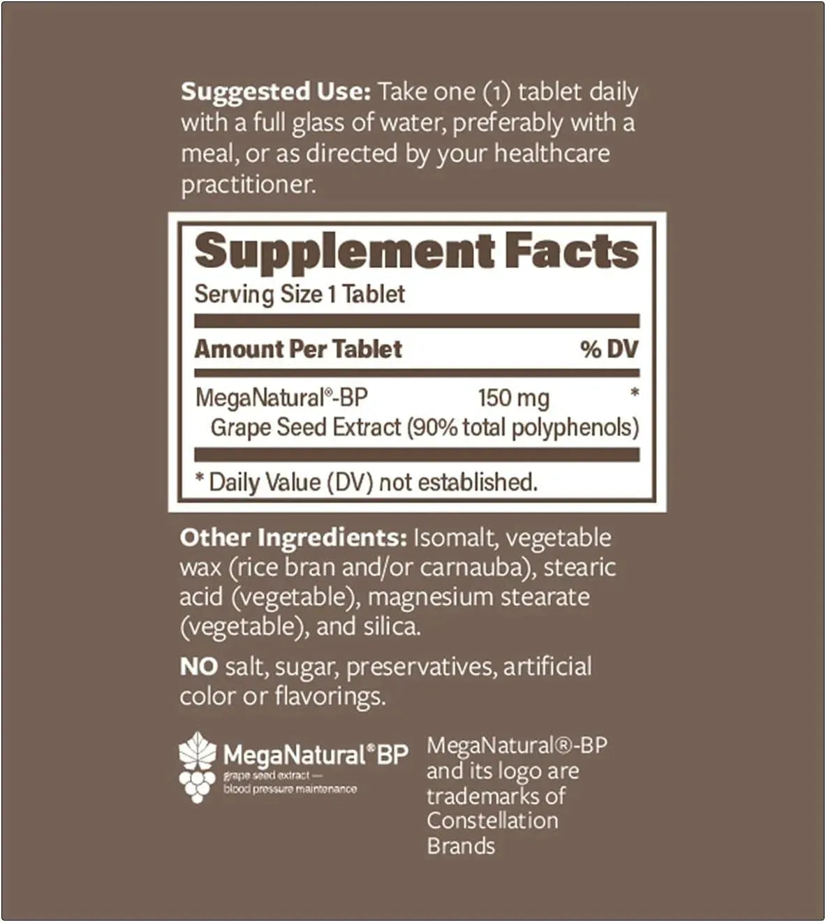 MEGANATURAL - MegaNatural BP for Blood Pressure 60 Tabletas - The Red Vitamin MX - Suplementos Alimenticios - {{ shop.shopifyCountryName }}