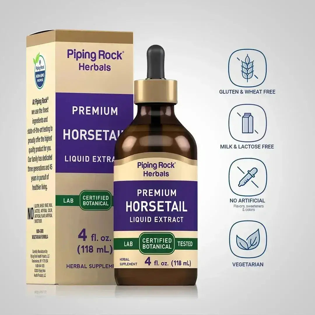 PIPING ROCK - Piping Rock Horsetail Herb Liquid Extract 4 Fl.Oz. - The Red Vitamin MX - Suplementos Alimenticios - {{ shop.shopifyCountryName }}