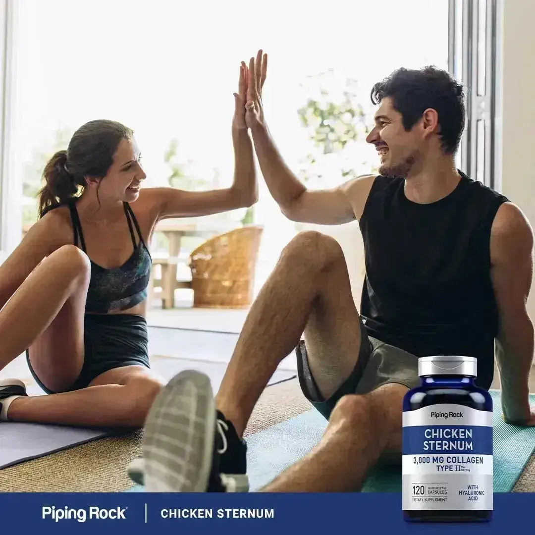 PIPING ROCK - Piping Rock Chicken Sternum Type II Collagen 3000Mg. 120 Capsulas - The Red Vitamin MX - Suplementos Alimenticios - {{ shop.shopifyCountryName }}