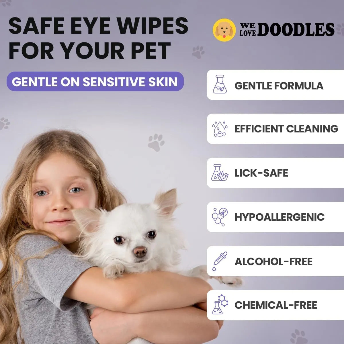 WE LOVE DOODLES - We Love Doodles Dog Eye Wipes 200 Toallitas - The Red Vitamin MX - Cuidado De Los Ojos De Los Perros - {{ shop.shopifyCountryName }}